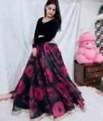 Black Florian Lehenga Set - Image 2